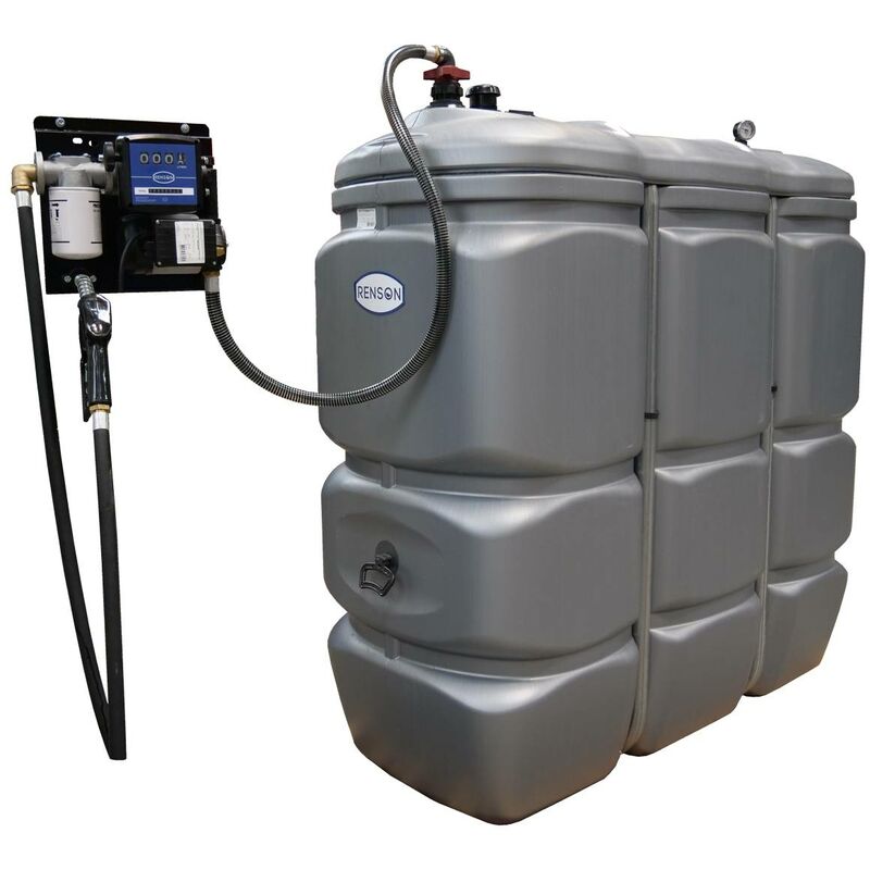 Renson - cuve stockage fuel pehd 1500L station 230V 50L/M