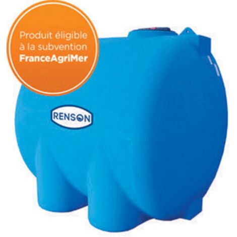 Cuve stockage horizontale d'eau en PE 300 Litres RENSON