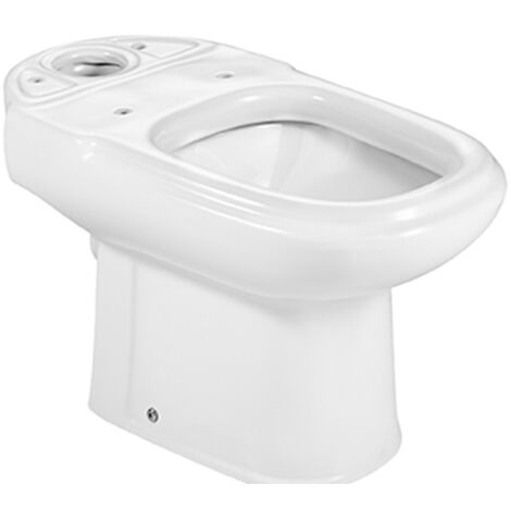Cuvette à réservoir bas avec sortie horizontale DAMA RETRO - ROCA Couleur : Blanc
