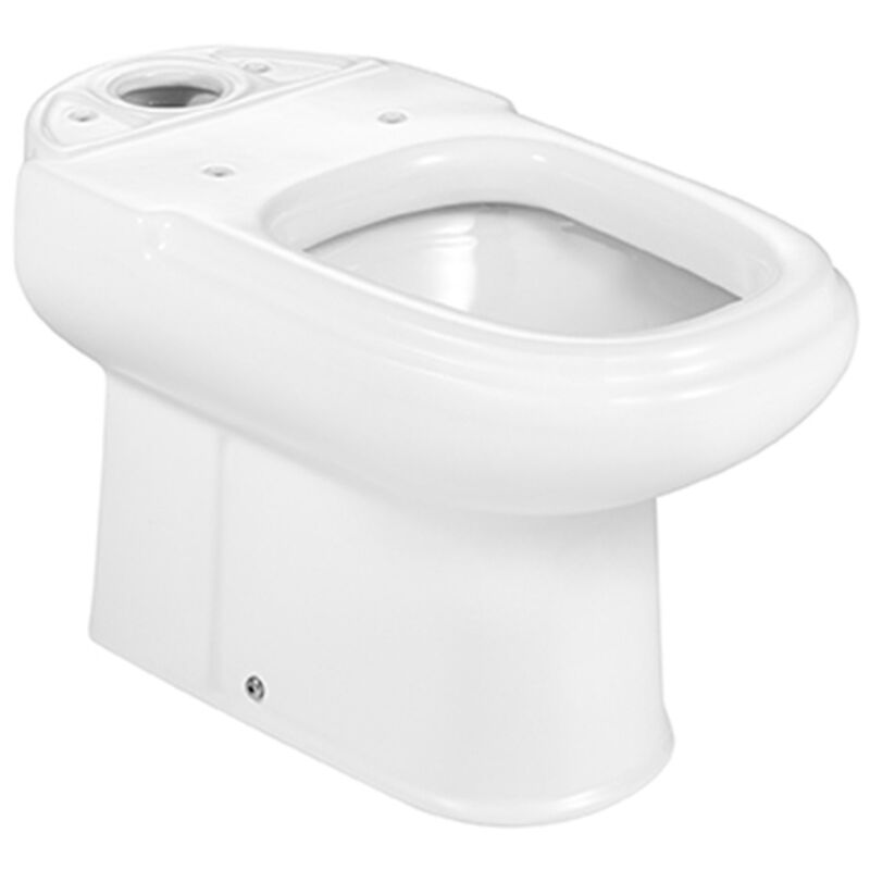 Cuvette à réservoir bas avec sortie verticale dama retro Roca Couleur : Blanc