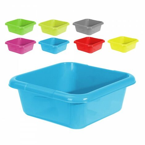 Cuvette carrée 32 x32cm couleurs assorties