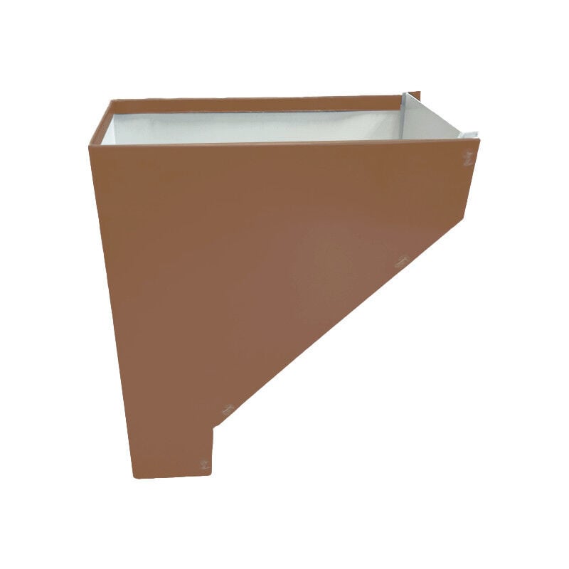 Cuvette de branchement alu pour descente 60x80 rectangulaire - C9 - ALUHOME