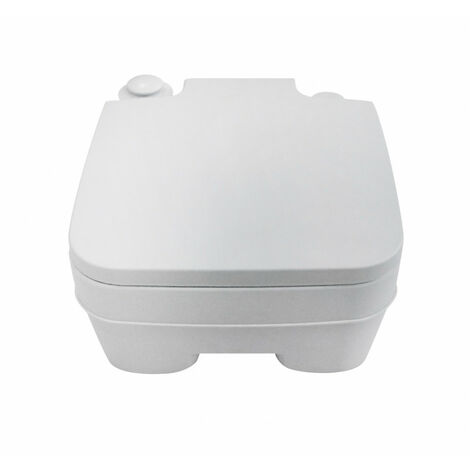 Cuvette, lunette et battant pour WC chimique - ORANGEMARINE -