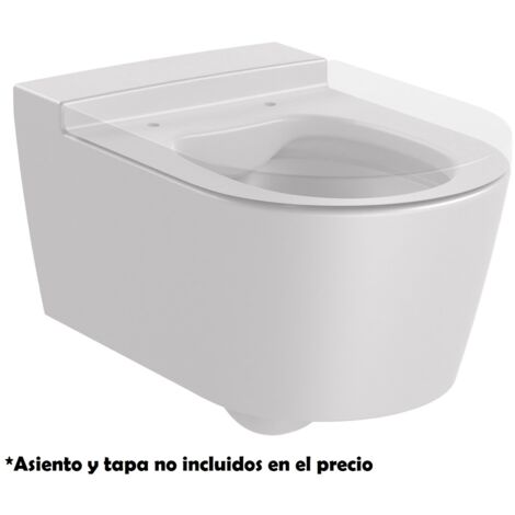 Cuvette murale sans rebord ROUND INSPIRA sans couvercle - ROCA Couleur : Pearl