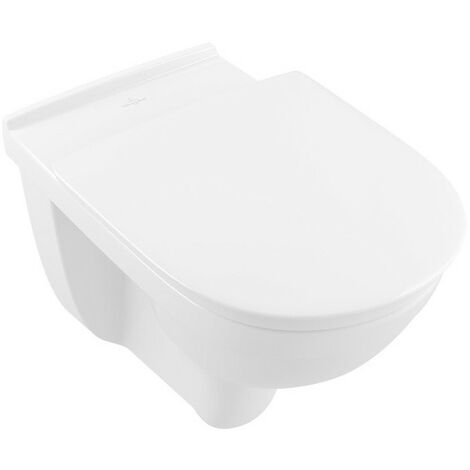Cuvette O.novo Vita 360 x 595 mm, DirectFlush, modèle suspendu, sortie horizontale, En porcelaine sanitaire, NF Blanc