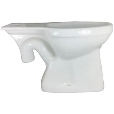 Porcher – Cuvette seule sortie orientable – WC à poser – Évacuation horizontale – Hauteur 40cm – Largeur 36cm – Chasse d'eau double flux