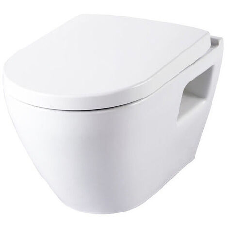 Serel Cuvette Serel (partenaire Grohe) Solido compact + Abattant frein de chute (SM10)