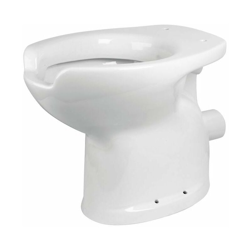 Wc au sol pour personnes handicapées en céramique blanche série easy avec prise murale Idral 10210 Blanc - Céramique
