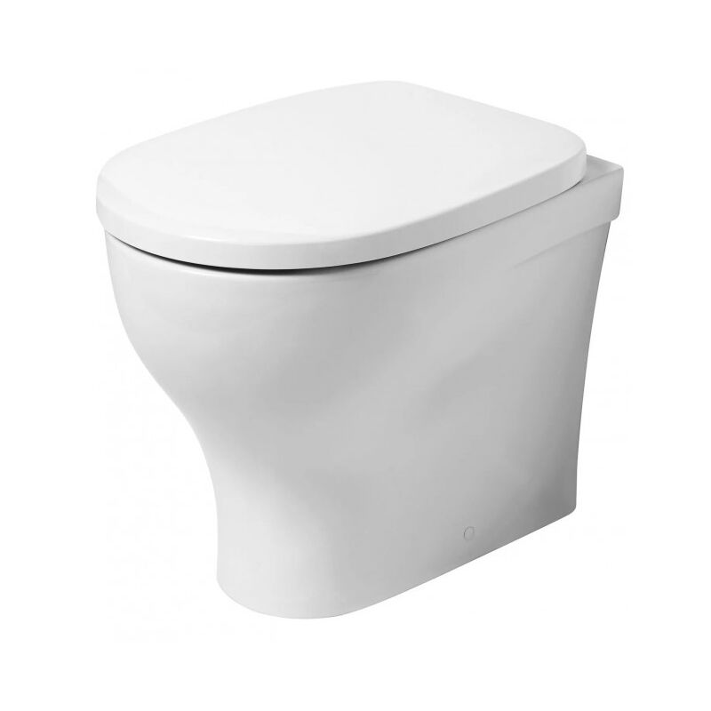 Cuvette sur le sol en céramique 35.5x54.5 cm blanc brillant Azzurra Ceramica Pratica - Senza coprivaso