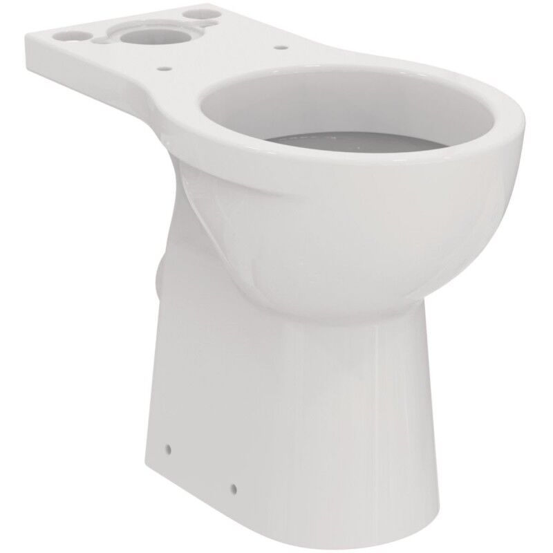 Cuvette de Toilette wc sur Pied Porcher Ulysse+ en Porcelaine Vitrifiée Blanche - P014001