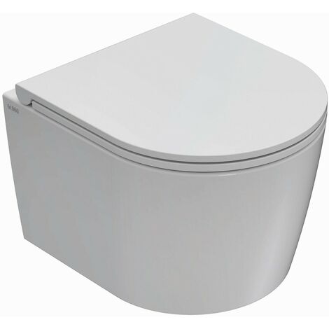 Cuvette suspendue CERAMICA GLOBO Forty3 FOS06 - Avec système de fixation - 43x36 - Blanc