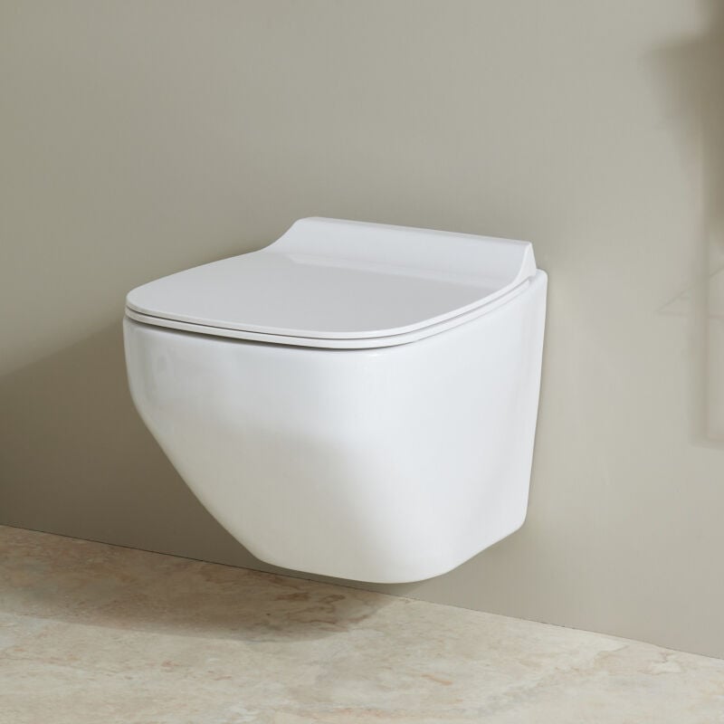 Godart - Cuvette suspendue gain de place à suspendre 50 cm pour wc design