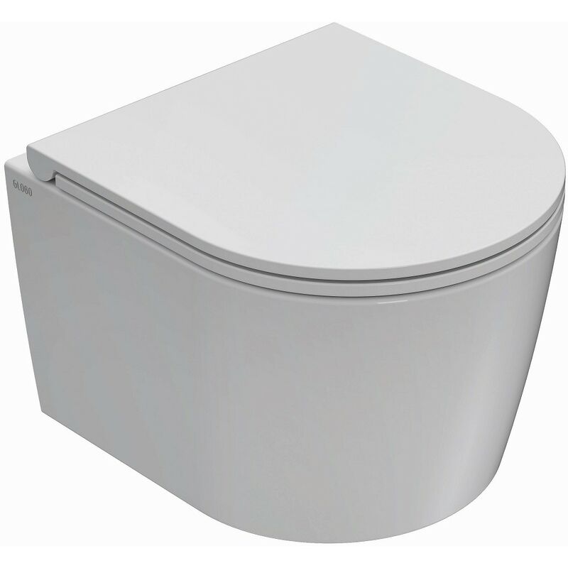 Cuvette suspendue Ceramica Globo Forty3 FOS06 - Avec système de fixation - 43x36 - Blanc