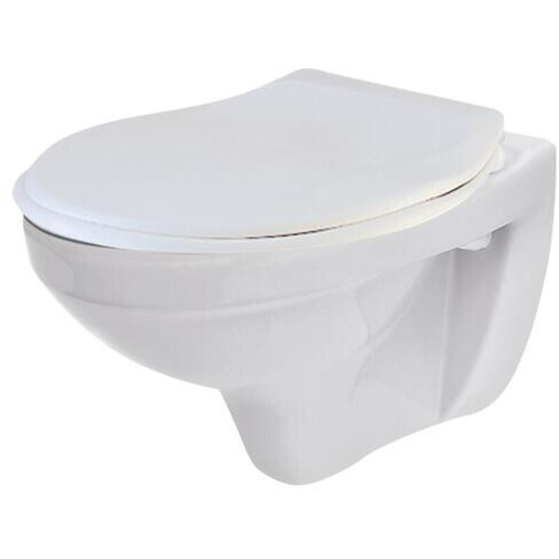 Cuvette suspendue standard avec abattant - rh