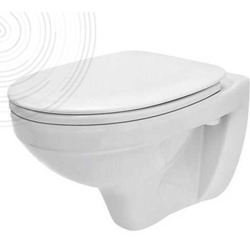 Arcanaute - cuvette suspendue standard avec abattant