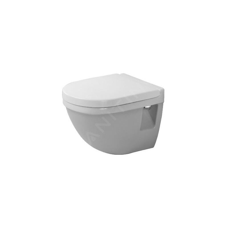 Duravit - wc suspendu Starck 3 Compact 47,5 cm, lavable, 2202090000
