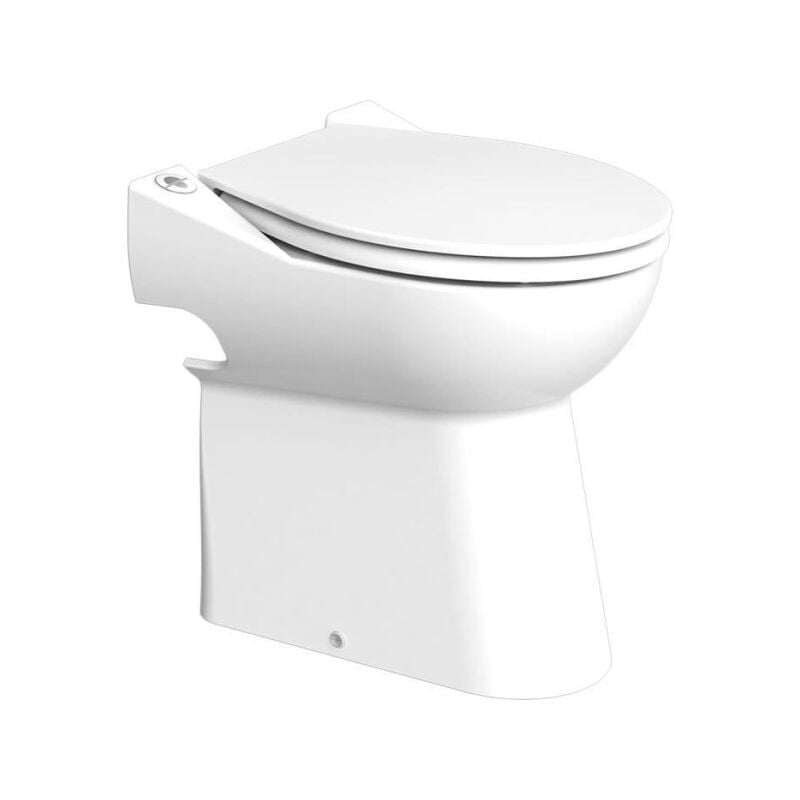 Cuvette wc a broyeur intégré sanicompact 43 eco + SFA C43STD