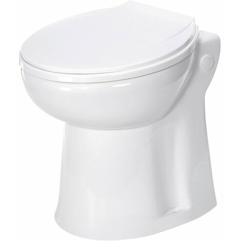 Cuvette WC à broyeur intégré – Système de rinçage programmable – Refoulement vertical 3m – Abattant frein de chute inclus – Dimensions 470x370x420mm – Besoin D'Habitat - WAT750