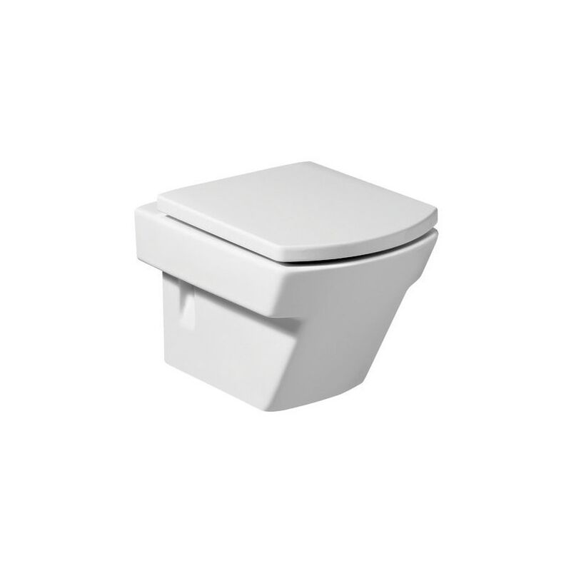 Cuvette wc nue suspendue Roca Hall blanc