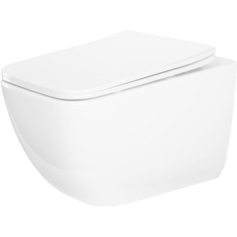 Aqua Bagno WC Suspendu Avec Fonction Bidet/taharet Intégrée, Commande
