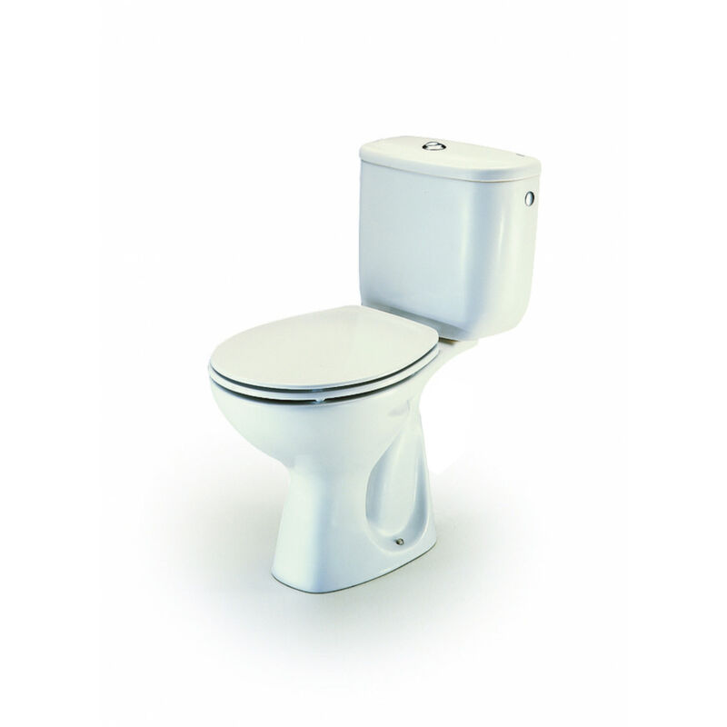 Cuvette wc Nue Polo - Roca - 65,5x35cm Blanc