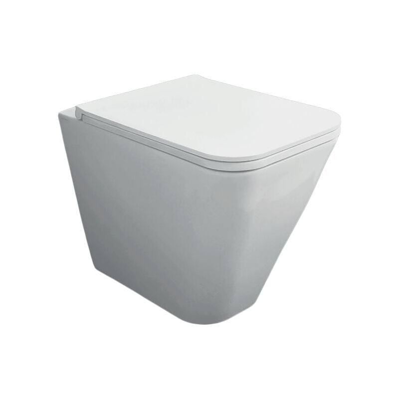 Pot au sol 36x55x43 cm blanc brillant en céramique - Azzurra Ceramica Build - Senza coprivaso