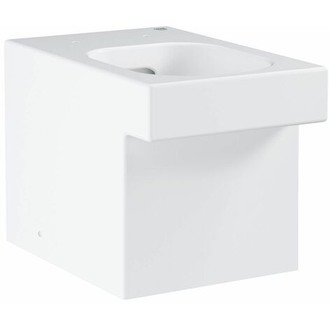 Cuvette WC sur pied à fond creux PureGuard blanc alpin Cube Ceramic