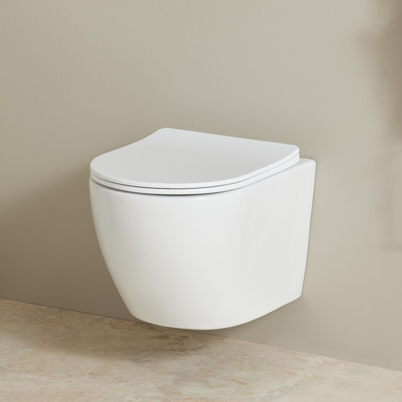 Godart - Cuvette wc suspendu gain de place sans bride effet vortex Turbi