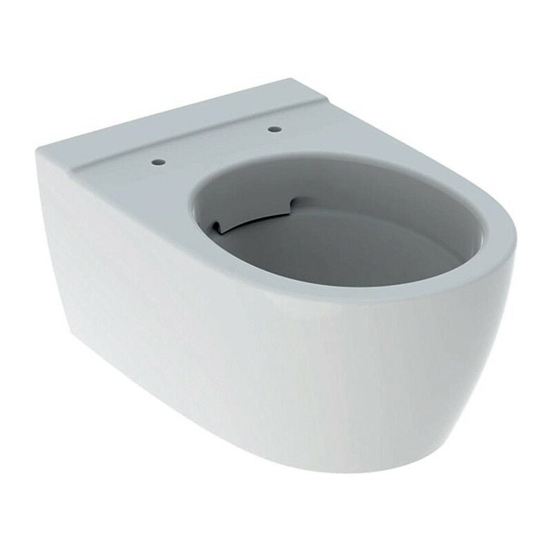 Geberit - Cuvette wc suspendu iCon, carénée, Rimfree, 53cm, Blanc