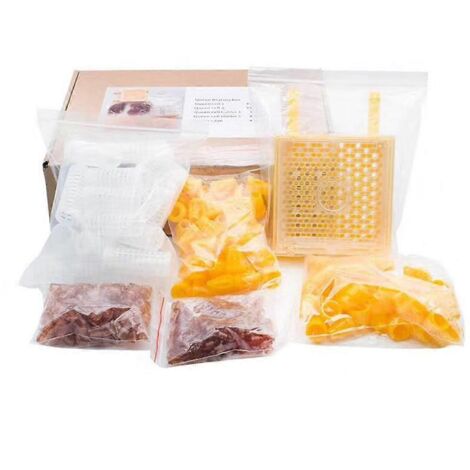 Cuvettes en plastique, godets, clips à rouleau, cages, outils et fournitures apicoles