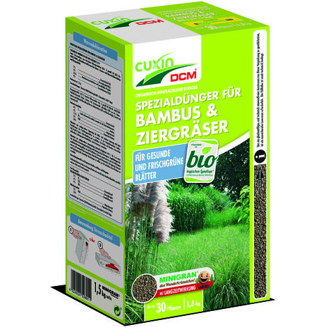 CUXIN DCM Spezialdünger für Bambus und Ziergräser 1,5kg