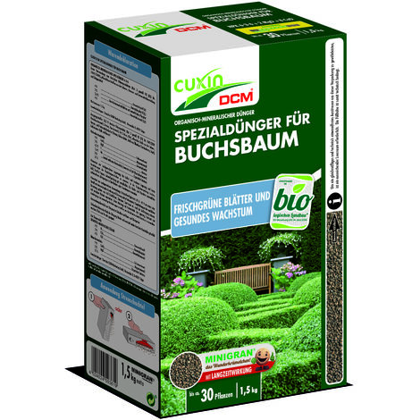 CUXIN DCM Spezialdünger für Buchsbaum 1,5kg