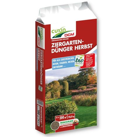Cuxin DCM Ziergartendünger Herbst 10,5 kg Herbstdünger Gartendünger