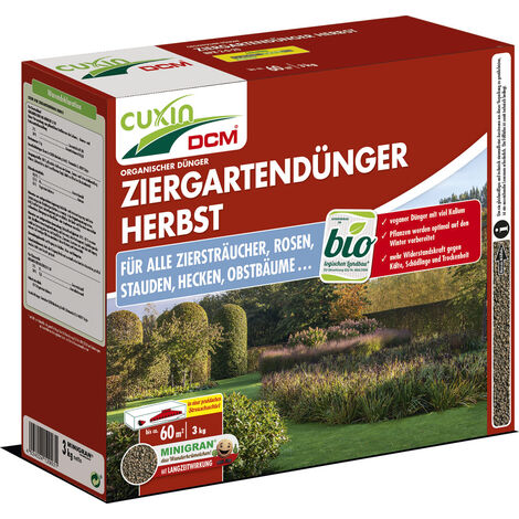 CUXIN DCM Ziergartendünger Herbst 3kg