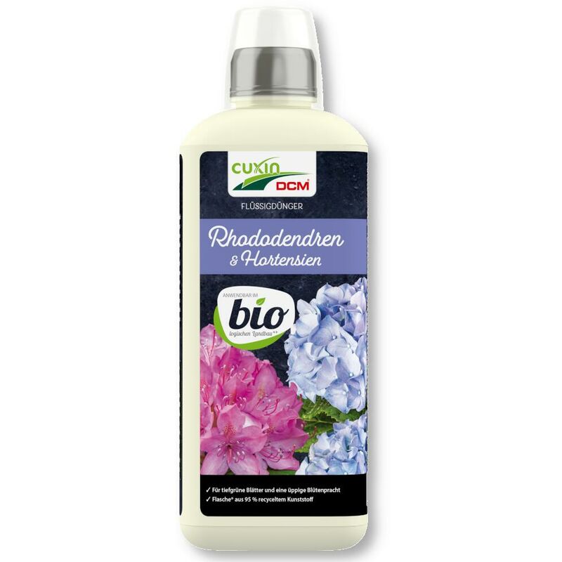 Engrais liquide pour rhododendrons et hortensias bio 800 ml - Cuxin