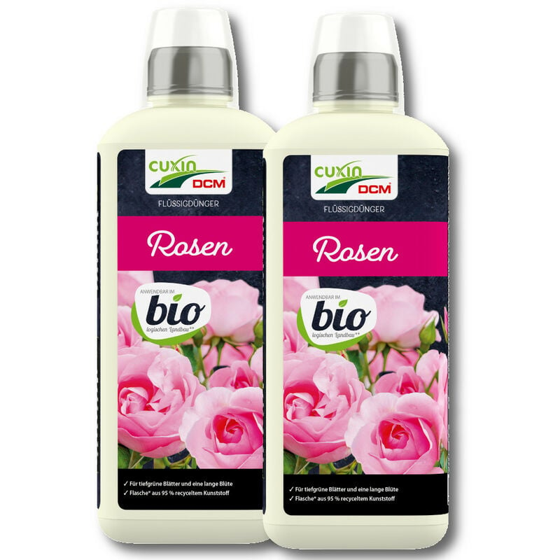 Cuxin - engrais liquide pour roses bio 2x800 ml