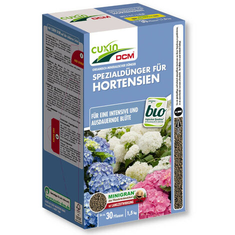 Cuxin engrais pour hortensias 1,5 kg engrais pour plantes de terre de bruyère, engrais pour rhododendrons, engrais pour azalées