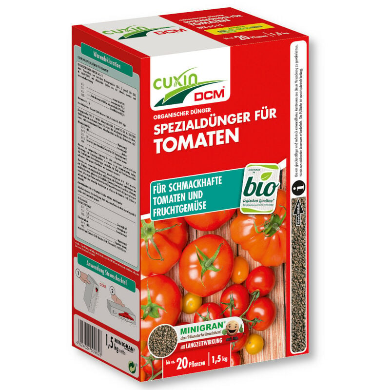 Engrais pour tomates 1,5 kg engrais pour légumes, engrais potassique, effet à long terme - Cuxin