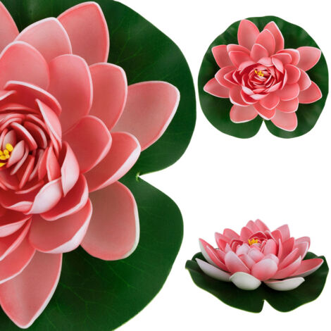 CV07908-2 NÉNUPHAR ARTIFICIEL FLOTTANT POUR ÉTANGS (MANNEXE)
