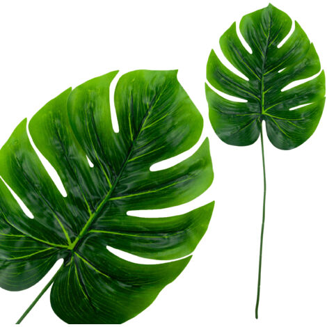 CV13754 BRANCHE DE FLEUR ARTIFICIELLE FEUILLE DE MONSTERA