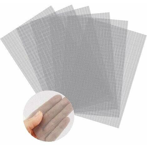 CVBDFH 6 Pièces Grillage en Acier Inoxydable Maille Fine 1mm & 18 Maille Fine Moustiquaire Tissu en Fil d'Acier 20 30CM pour Garde de Sécurité Jardin