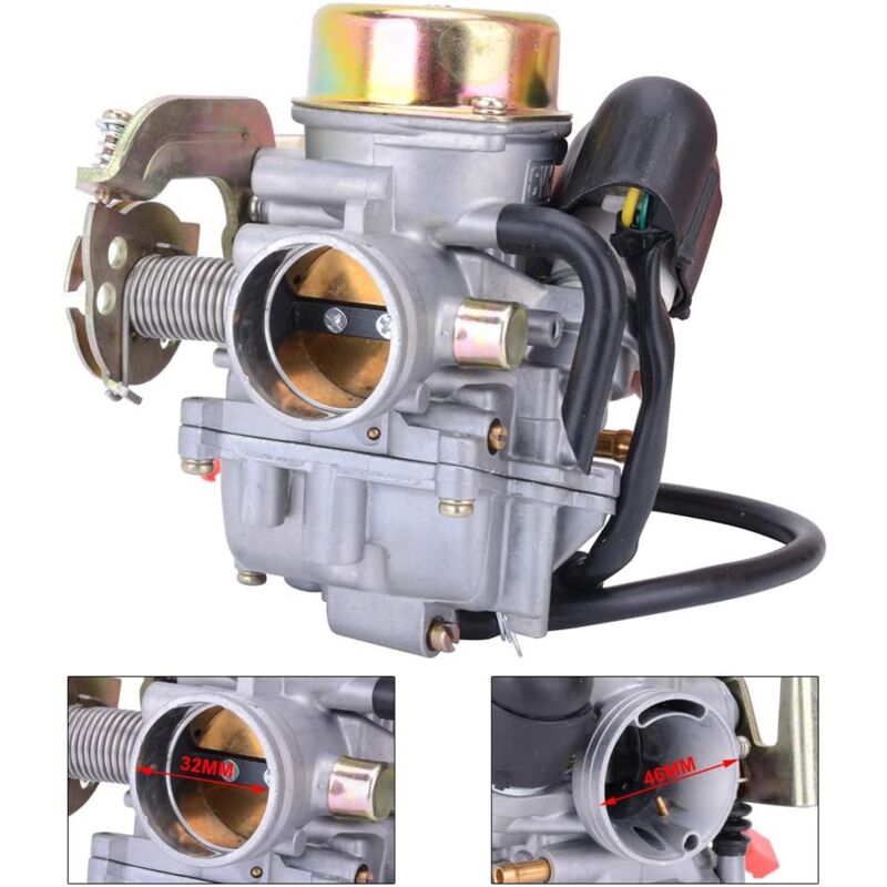 Cvk32mm carburateur cvk 32mm - Carburateur d'injection de carburant universel pour moto, VTT, UTV, scooter, etc.