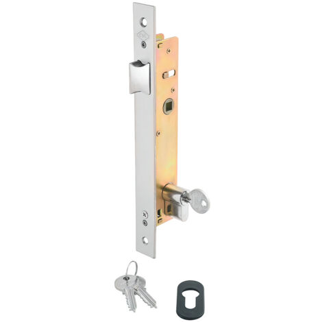 cvl cerradura 1984-t   -6-20 inox cilindro+picaporte(port.elect)