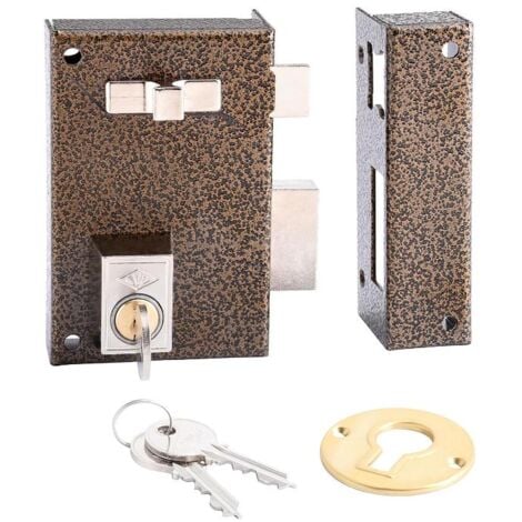 CVL cerradura cvl   56a/70/he derecha , Cerradura Cvl   56a/70/he derecha.- Cerradura de sobreponer.- Picaporte accionado por llave exteriormente y con llave y tirador