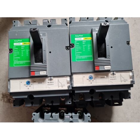 CVS250B 3P 3D , 140 - 200A TM200D 25kA Schneider