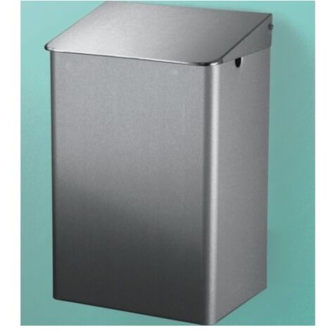 CWS Abfallbehälter 15l HxBxT 417x278x213mm, Aluminium