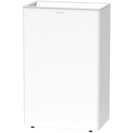 CWS ObjectLine 60 Abfallbehälter 60l Wandmontage HxBxT 604x389x248mm, Edelstahl Weiß
