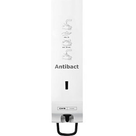 CWS Paradise Antibact Slim Seifenschaumspender mit Schloss HxBxT 328,8x80,6x110,4mm, Weiß