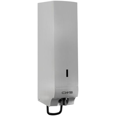 CWS Paradise Stainless Steel Antibact Slim Seifenschaumpender mit Schloss 500ml, Edelstahl