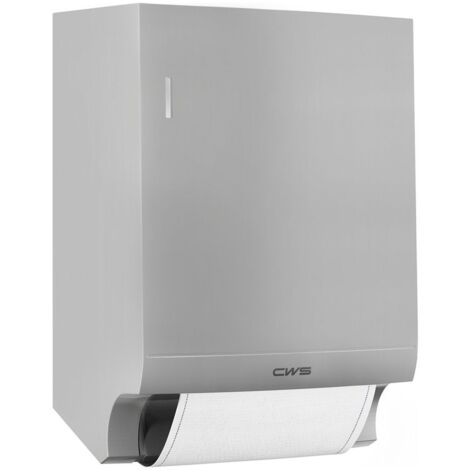 CWS Paradiseline Stainless Steel Dry Stoffhandtuchspender, Edelstahl